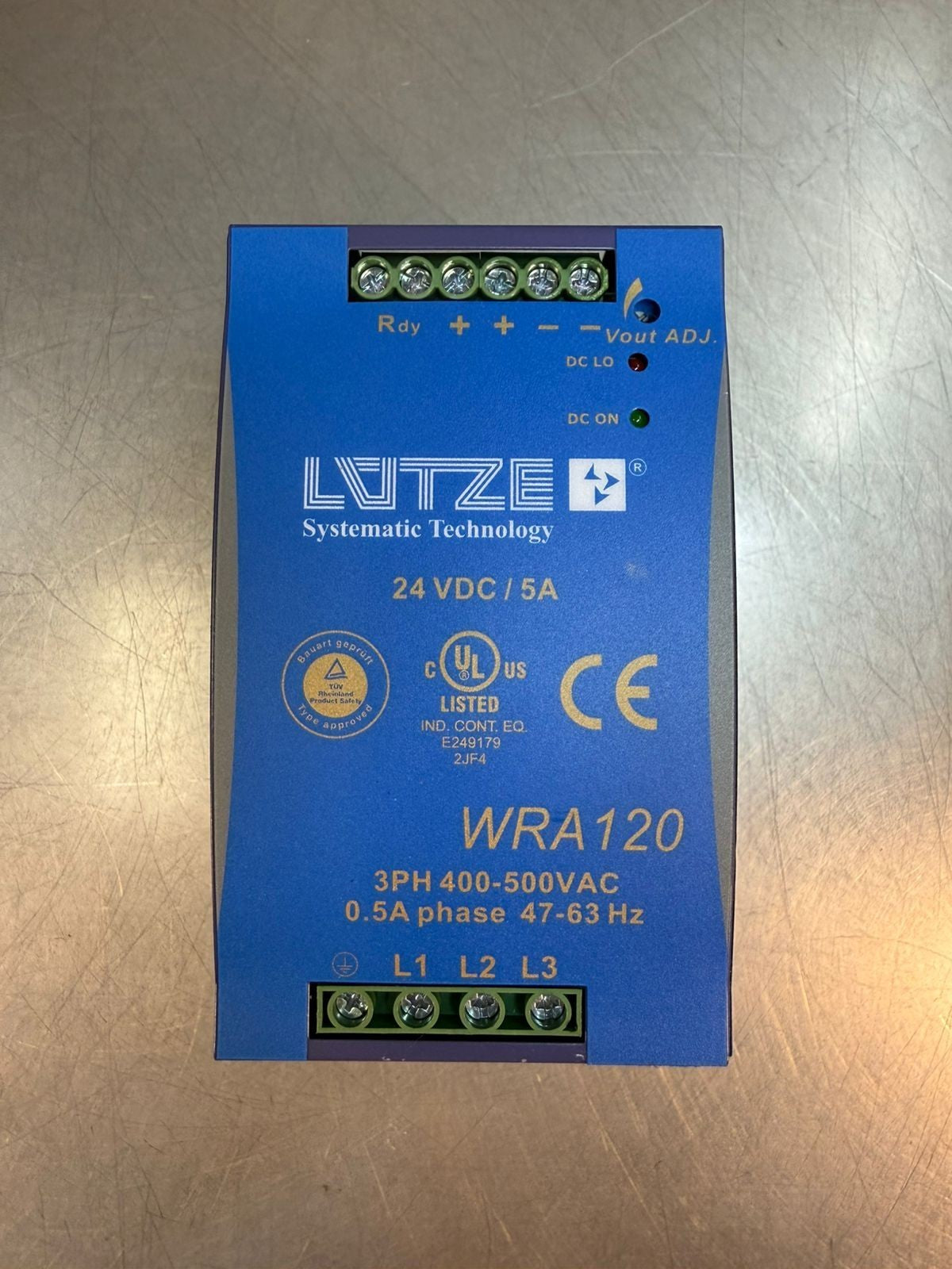 Lutze Power Supply 722803 WRA120-24                                (7.2.1)