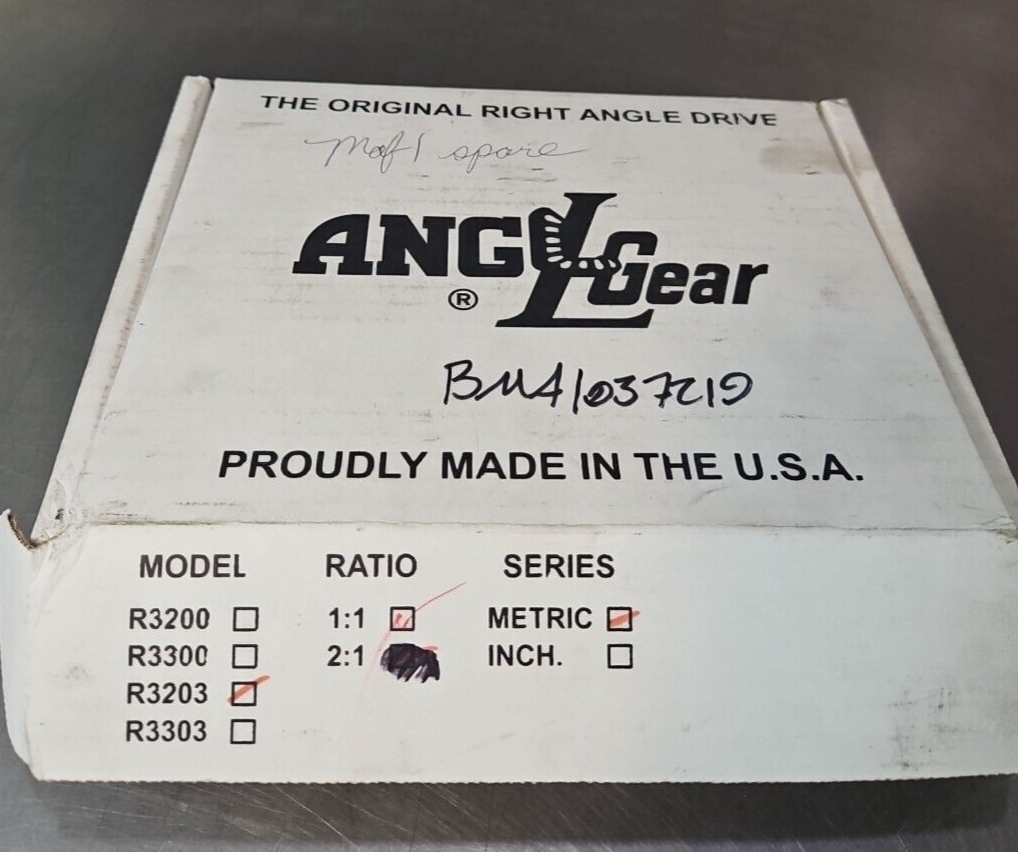 Andantex  Right angle gearbox   R3203 1:1                           (BIN453)