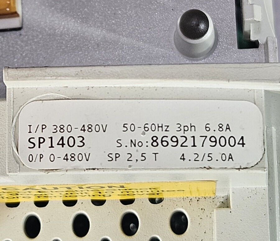 Emerson SP1403 Inverter 1.5/2.2 kw 380-480V  50-60Hz                    (BIN311)