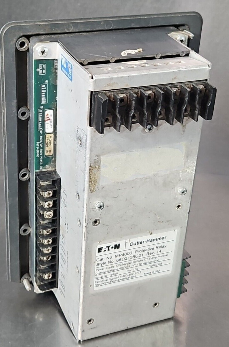 Eaton Cutler Hammer MP4000 Protective Relay  66D2135G01                 (BIN243)