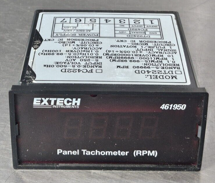 Extech 461950 Panel Mount Tachometer High Temperature Probe             (BIN532)