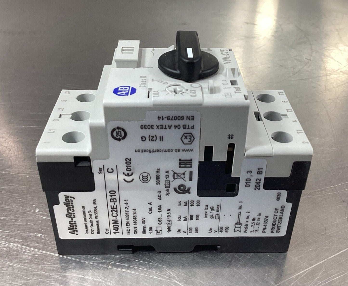 Allen Bradley  140M-C2E-B10 /C  Manual Starter        4D-19