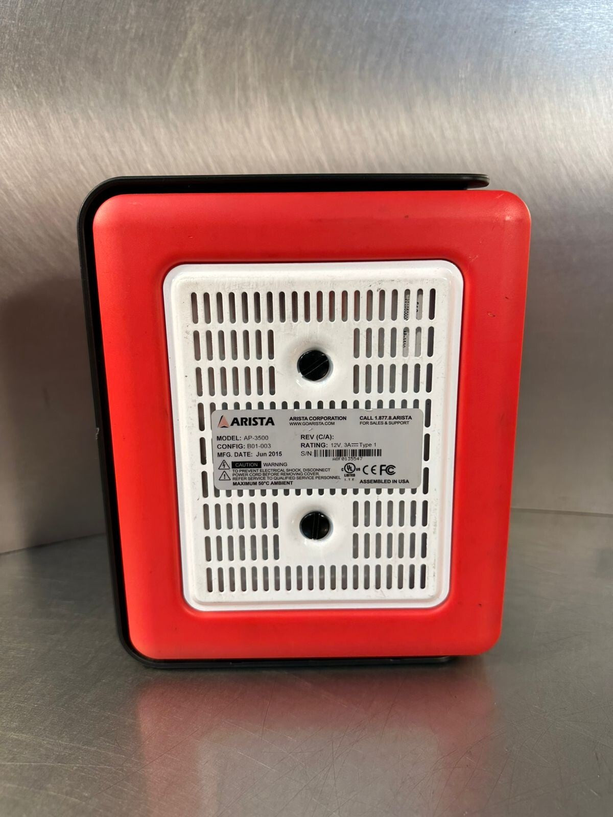 Arista AP-3500 B01-003 12V 3A Type -1    B01003                    (2.1.3)