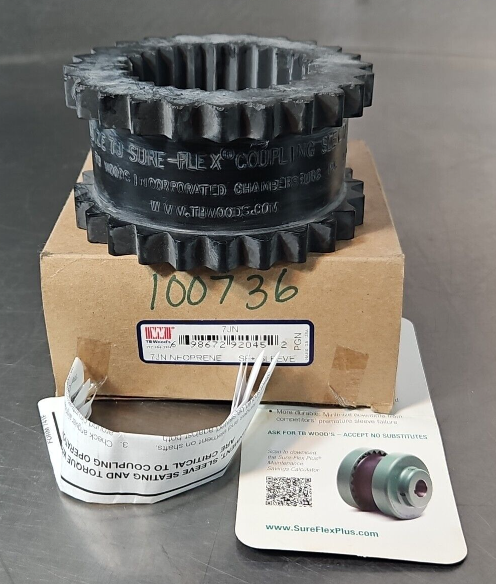 Sure-Flex 7JN Sleeve Coupling Insert  Neoprene                           Loc5C2