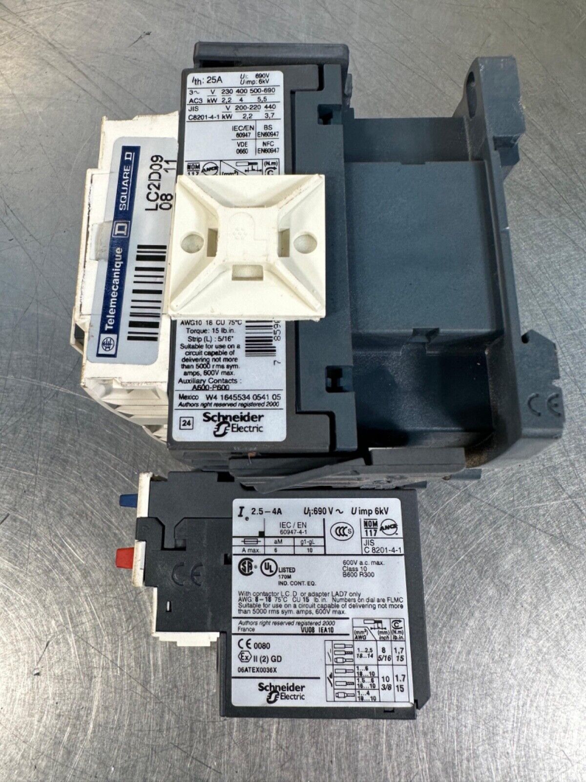 Telemecanique Square D  LC1D09 w/ LRD08 (4D-40)