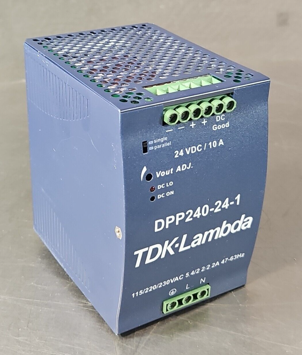 TDK-Lambda DPP240-24-1 240W DIN Rail Mount Power Supply                 (BIN425)