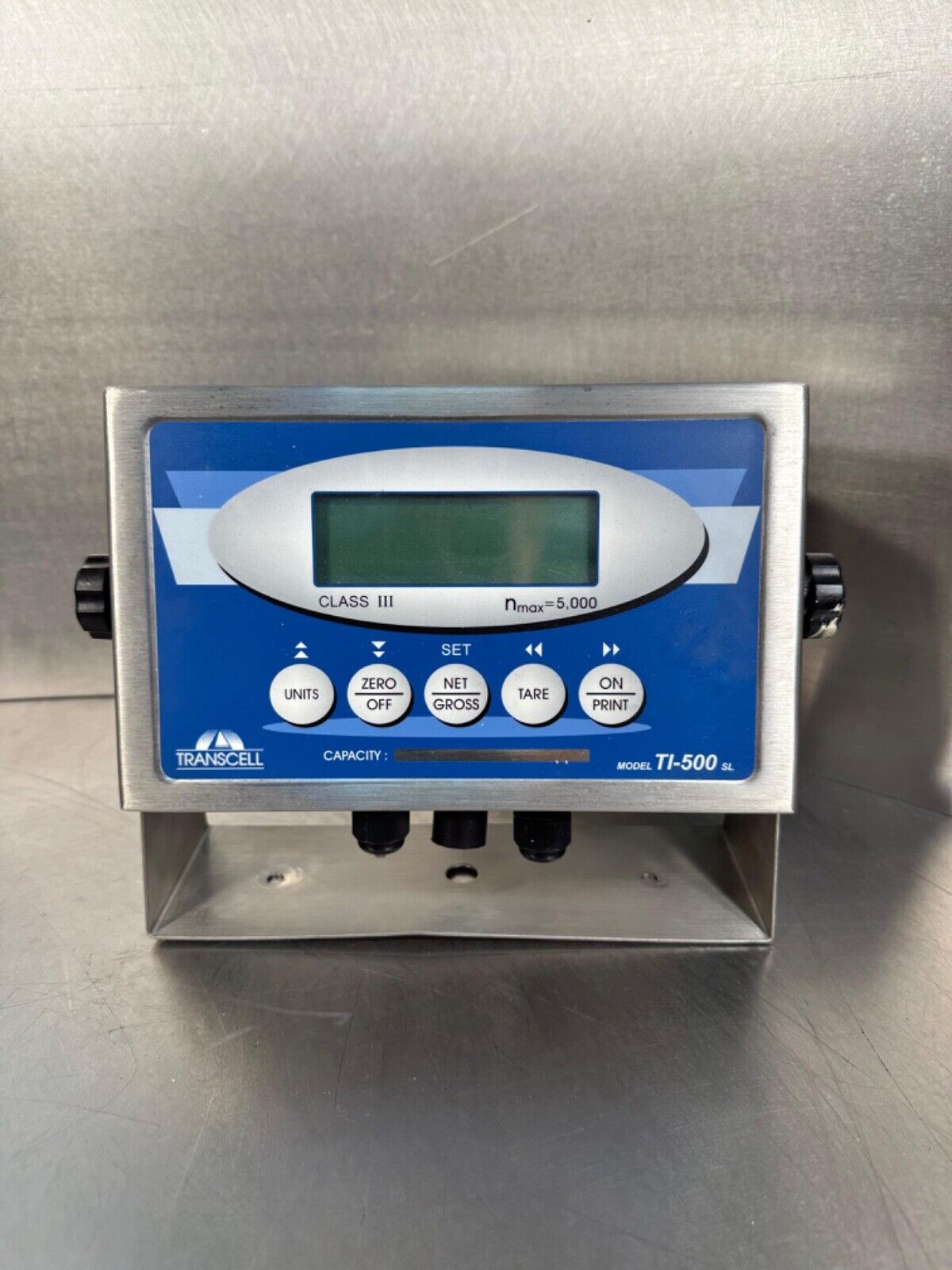 Transcell Technology TI-500-SL / 94-080A3  Weighing Indicator  (6B-5)