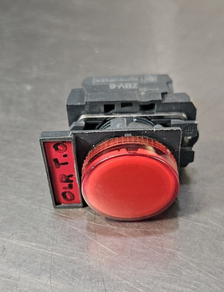 Telemecanique ZBV-6 Red push button                                     (BIN642)