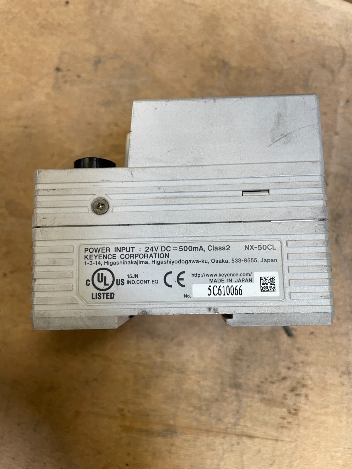 Keyence NX-50CL Class 2 Digital Display 24VDC CC-Link V2 Input Controller(BIN4.4