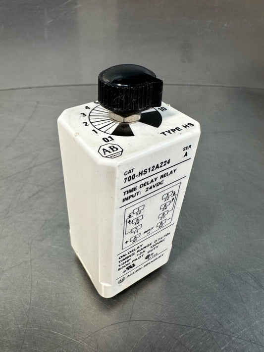 Allen Bradley 700-HS12AZ24/A On-Delay Timing Range 120VAC Ser. A (4E-34)