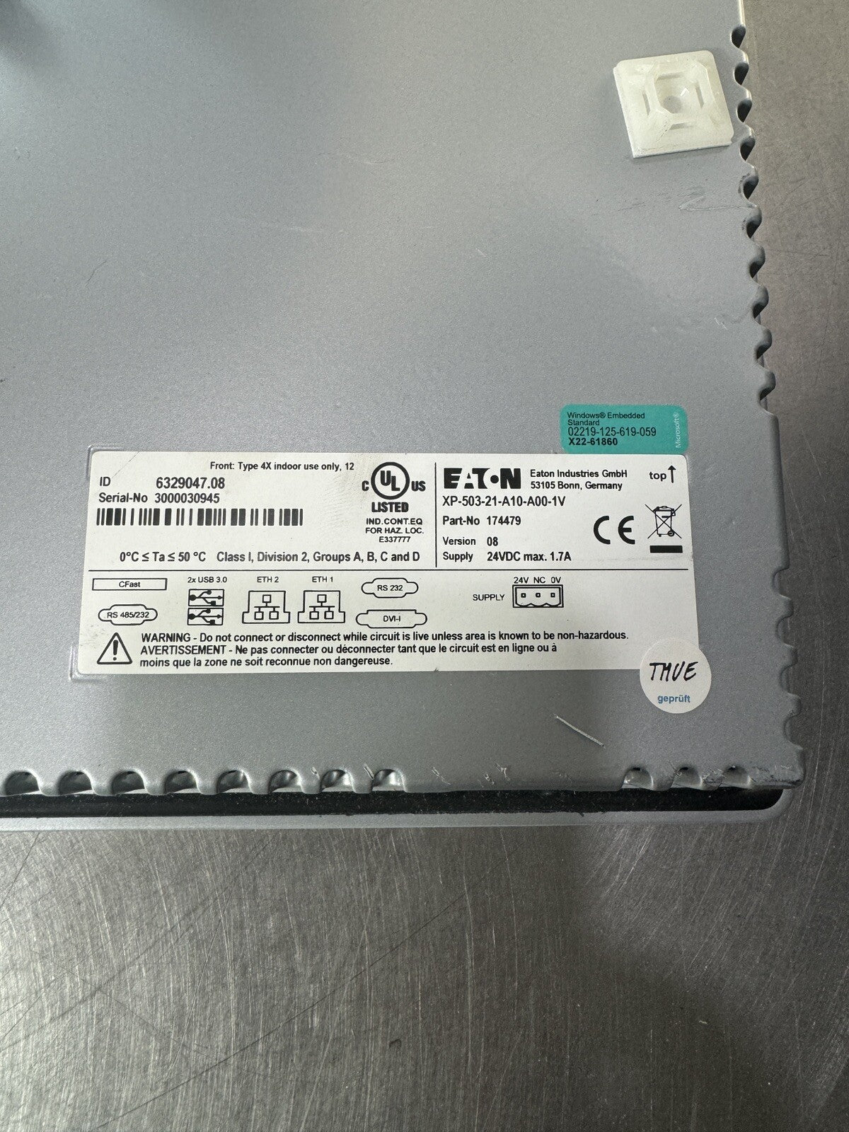 EATON XP-503-21-A10-A00-1V Interface Panel  XP50321A10A001V- Tested (BIN4.6.5)
