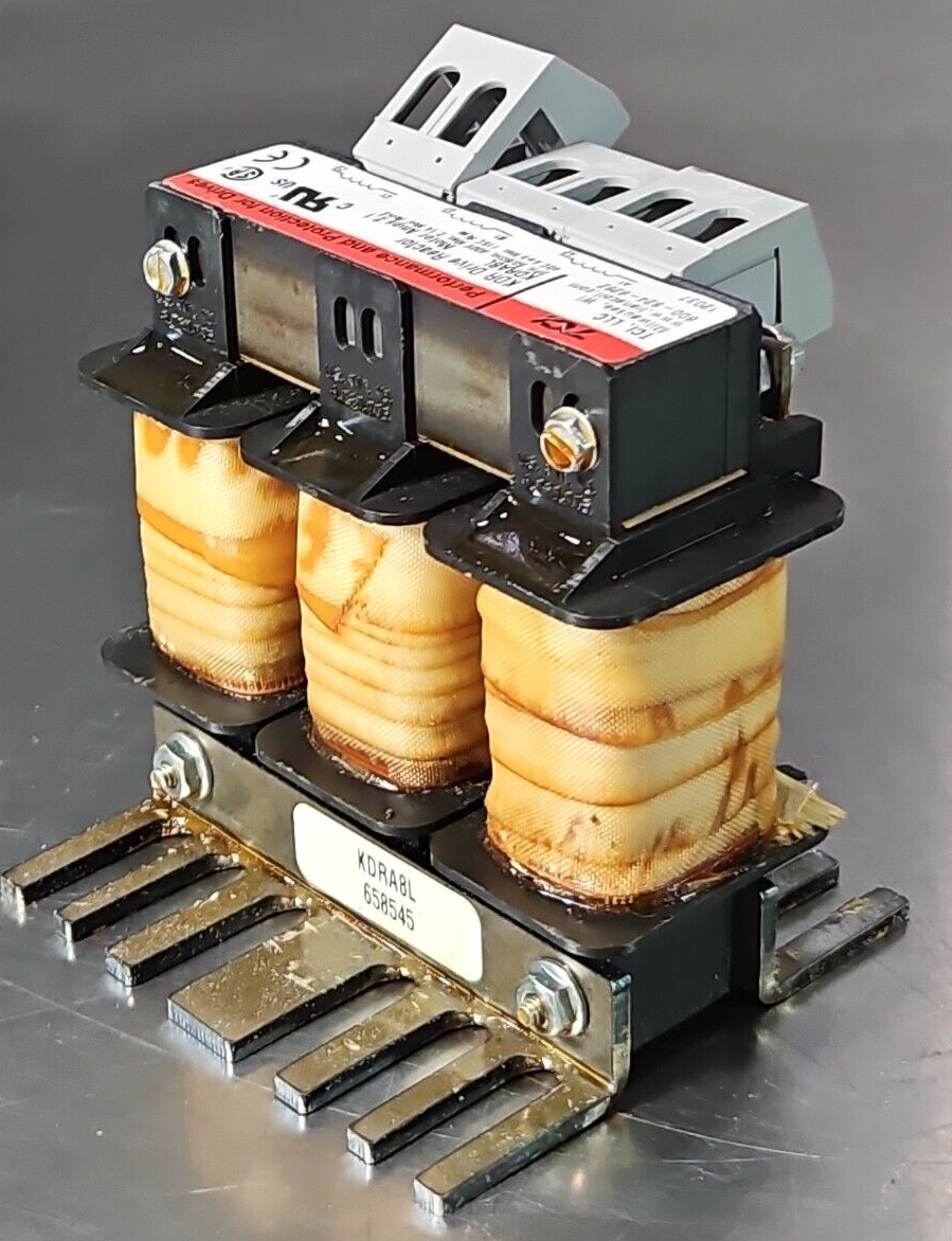 TCI KDRA8L Drive Reactor 3PH 50/60Hz 600V 2.1Amp                        (BIN424)