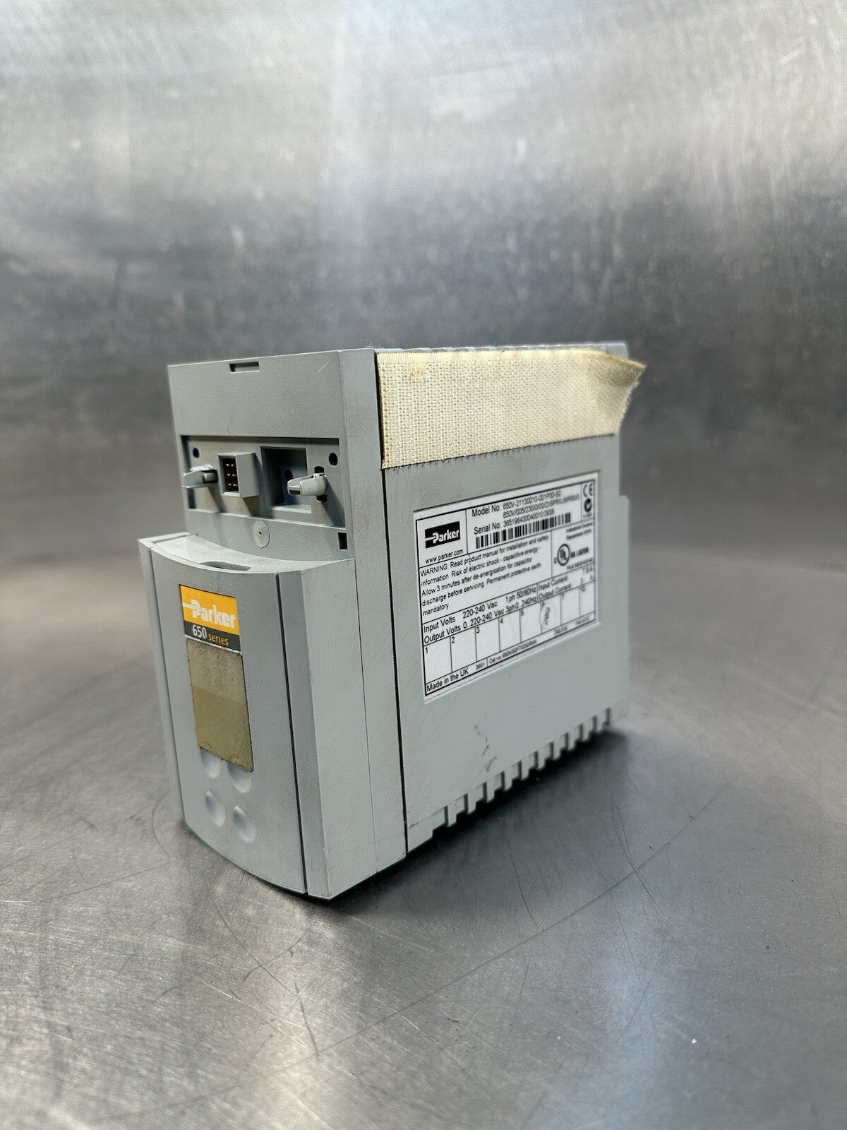 PARKER AC DRIVE 650 Series 650V-21130010-001P00-B2  (BIN-1.5.5)