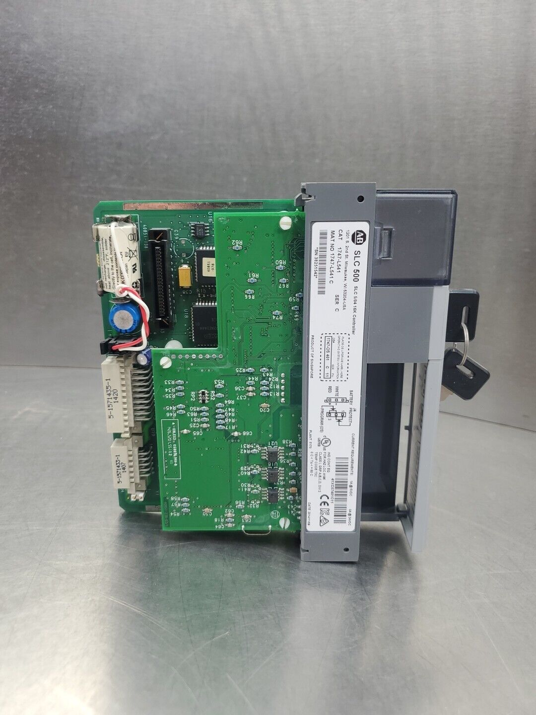 Allen Bradley 1747-L541/C SLC500 5/04 16K Processor Unit Module.           3D-42