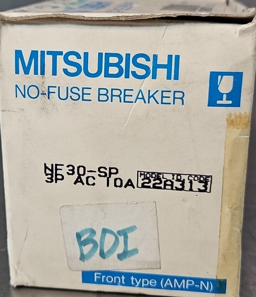 Mitsubishi NF30-SP 10A No Fuse Breaker Pole 3P                            loc4C4