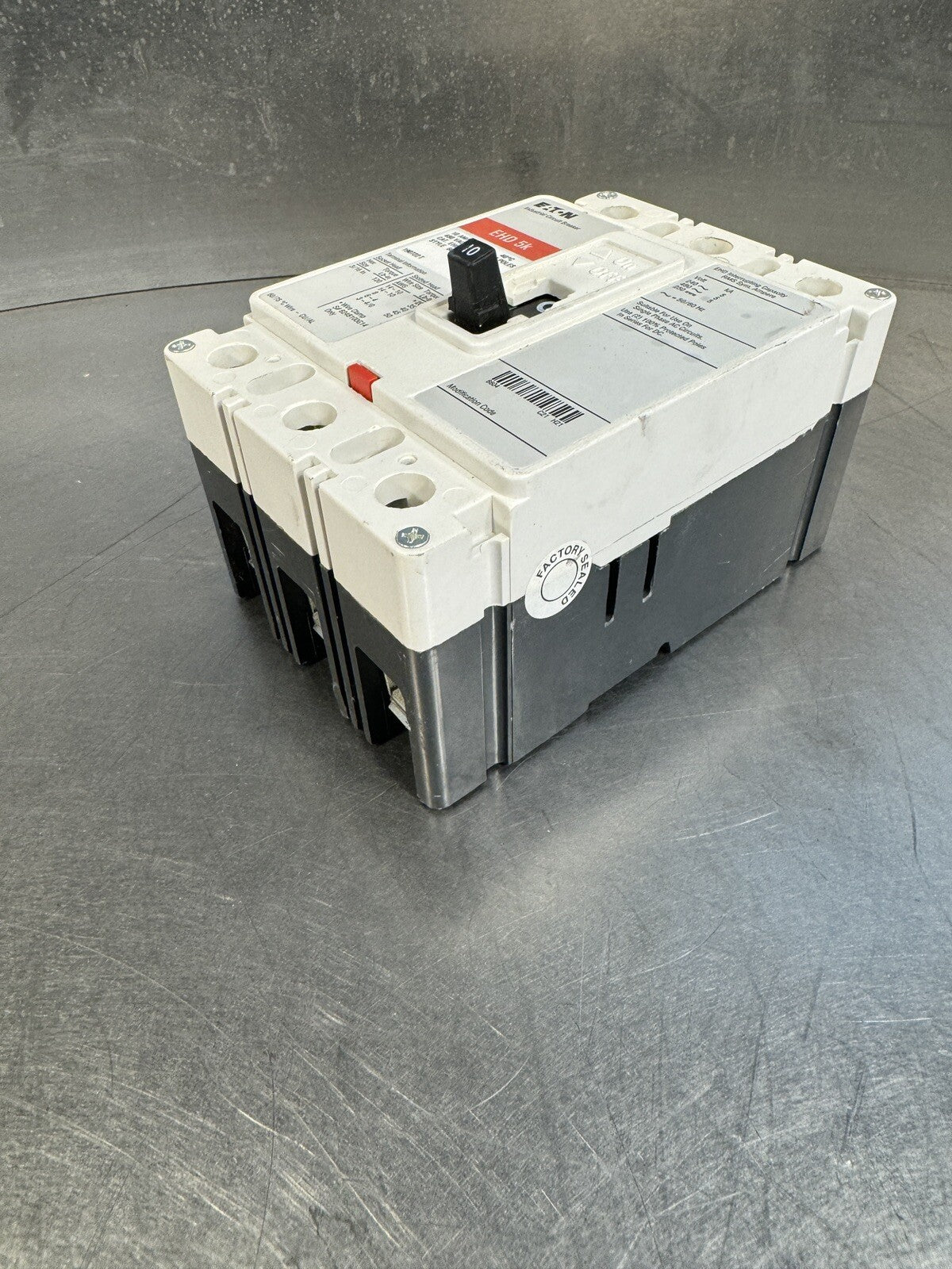 Cutler-Hammer EHD3010L 3 Pole 10 Amp 480v Industrial Circuit Breaker @bin1.5.1