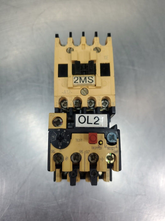 Allen-Bradley 100-A12ND3/B Contactor w/193-BSB16B Trip Module.             4C-13