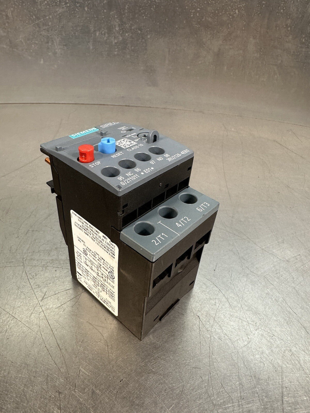 Siemens Sirius 3RU2126-4BB0 Thermal Overload Relay Module 3RU21264BB0(BIN-1.5.3)