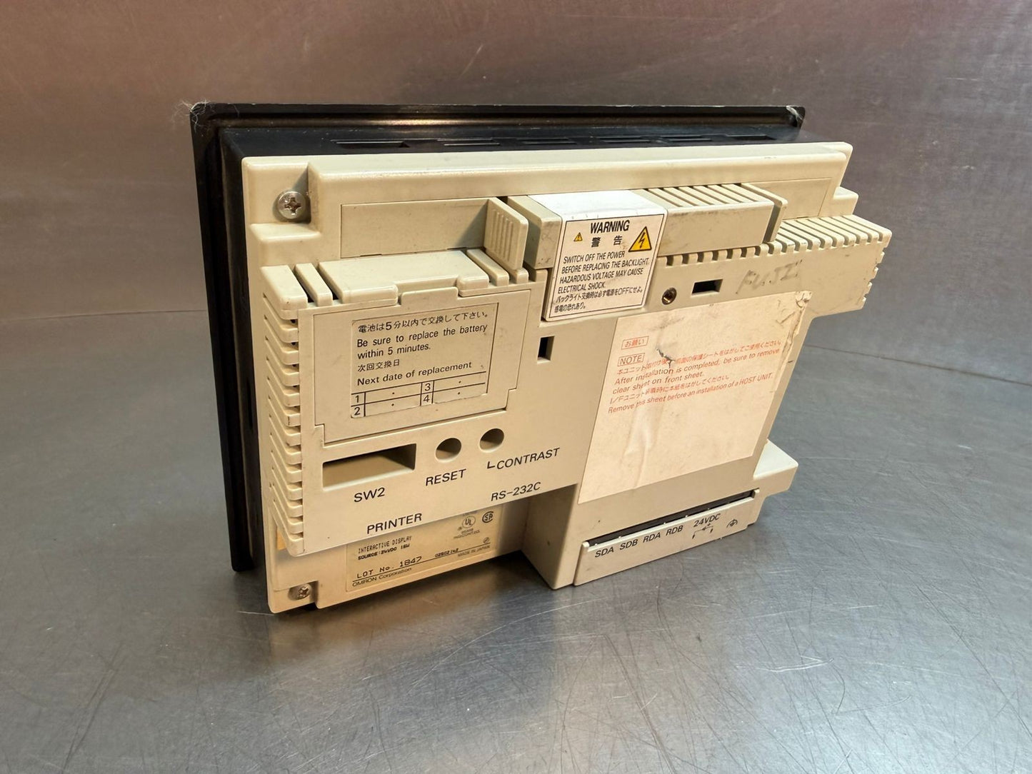 Omron NT30C-ST141B-V1  Operator Interface Touchscreen              (7.2.1)