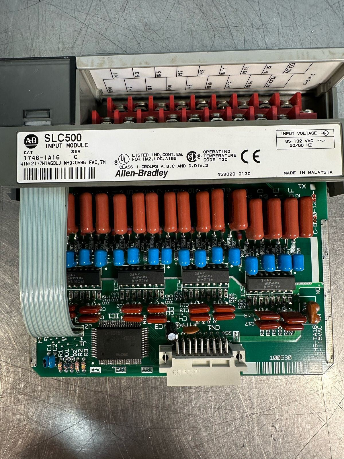 Allen Bradley 1746-IA16, Series C, SLC 500 Input Module    (7.4.4)