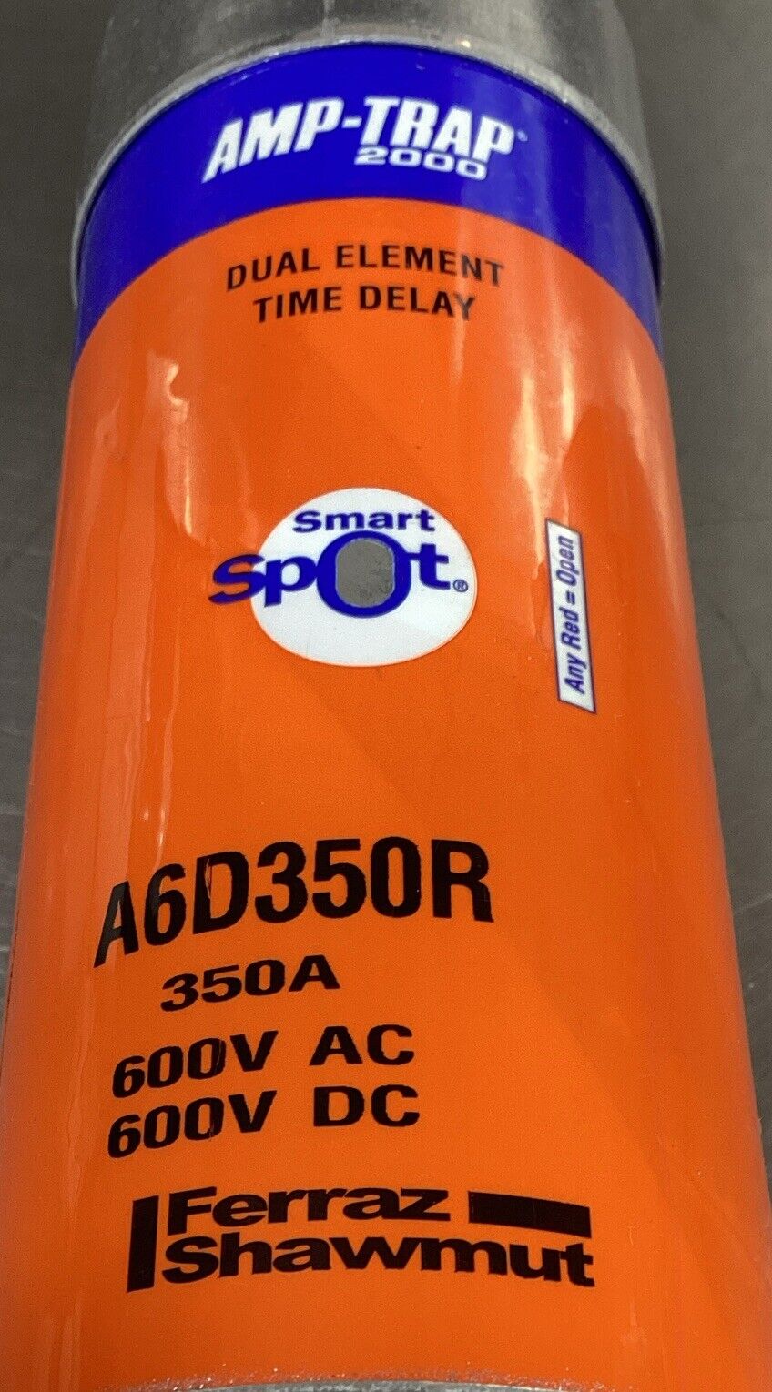 FERRAZ SHAWMUT MERSEN  A6D350R  350A 600V AMP-TRAP 2000 FUSE     4B-27