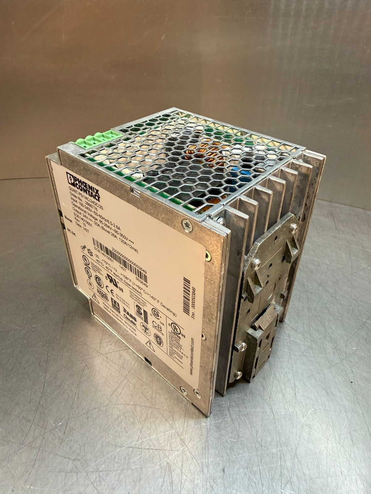Phoenix Contact 2866776 Quint-PS/1AC/24DC/20 Power Supply Unit (1.5.1)