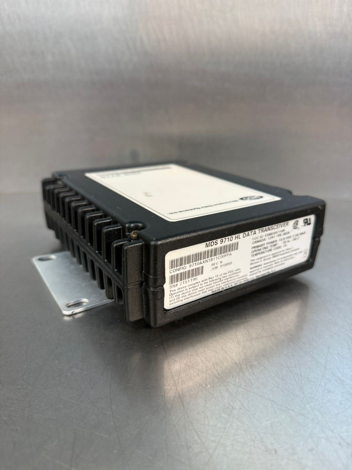 Mds 9710 HL  Data Transceiver 9710AXN1B11C00FFA Rev. N            (9.3.5)