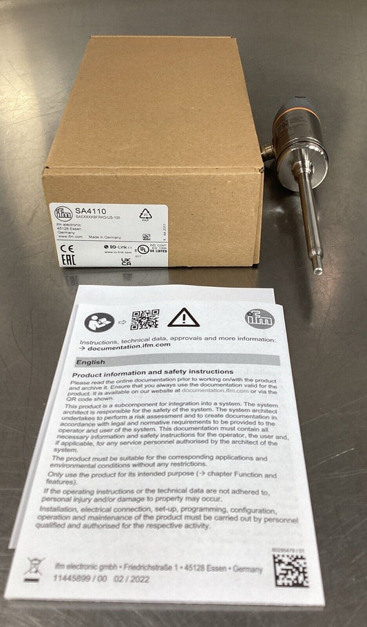 IFM EFECTOR  SA4110  SAEXXXXBFRKG/US-100       3C-23