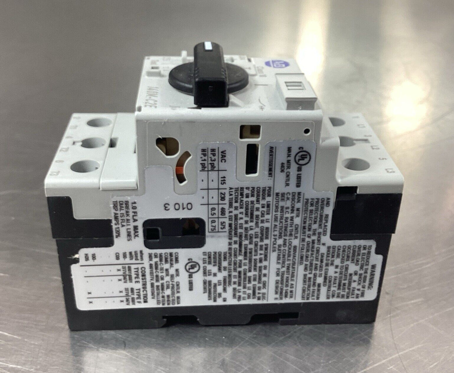 Allen Bradley  140M-C2E-B10 /C  Manual Starter        4D-19