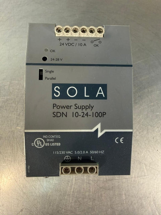 Sola Sdn 10-24-100P Ovp Power Supply 24vdc – 10A                   (1.4.1)