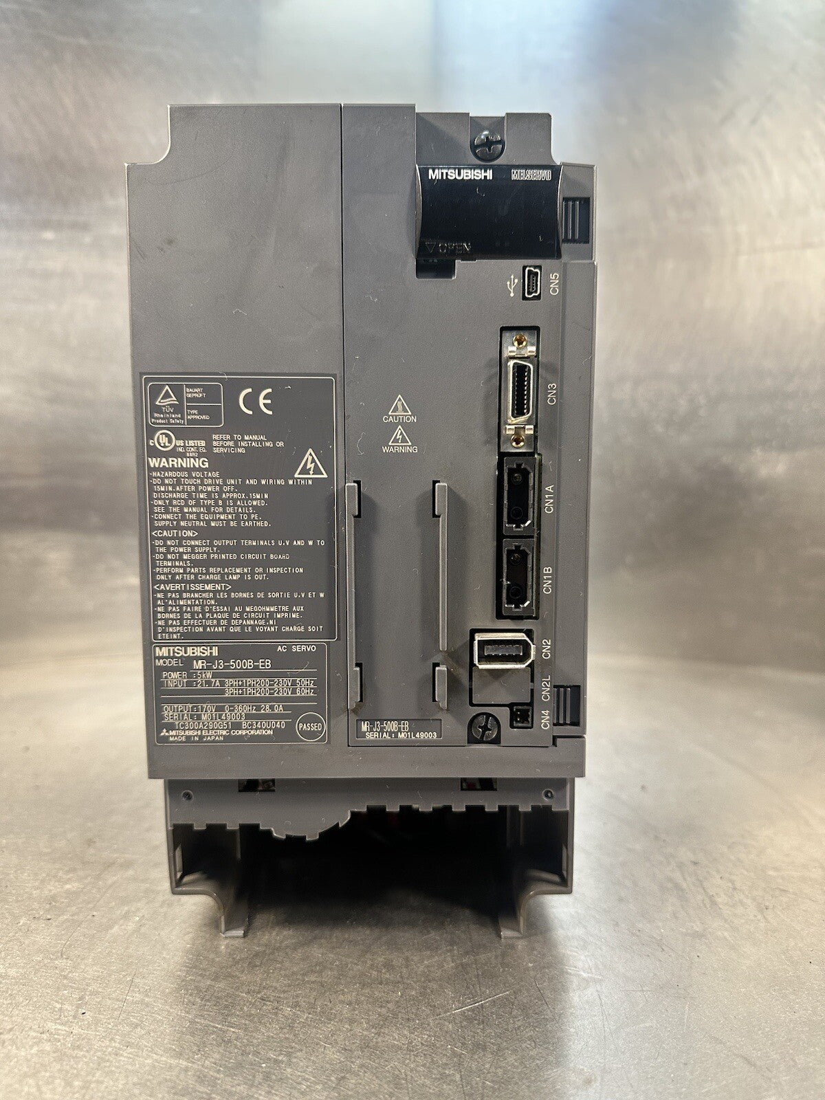 MITSUBISHI MR-J3-500B-EB / MRJ3500BEB (BIN-1.2.4)