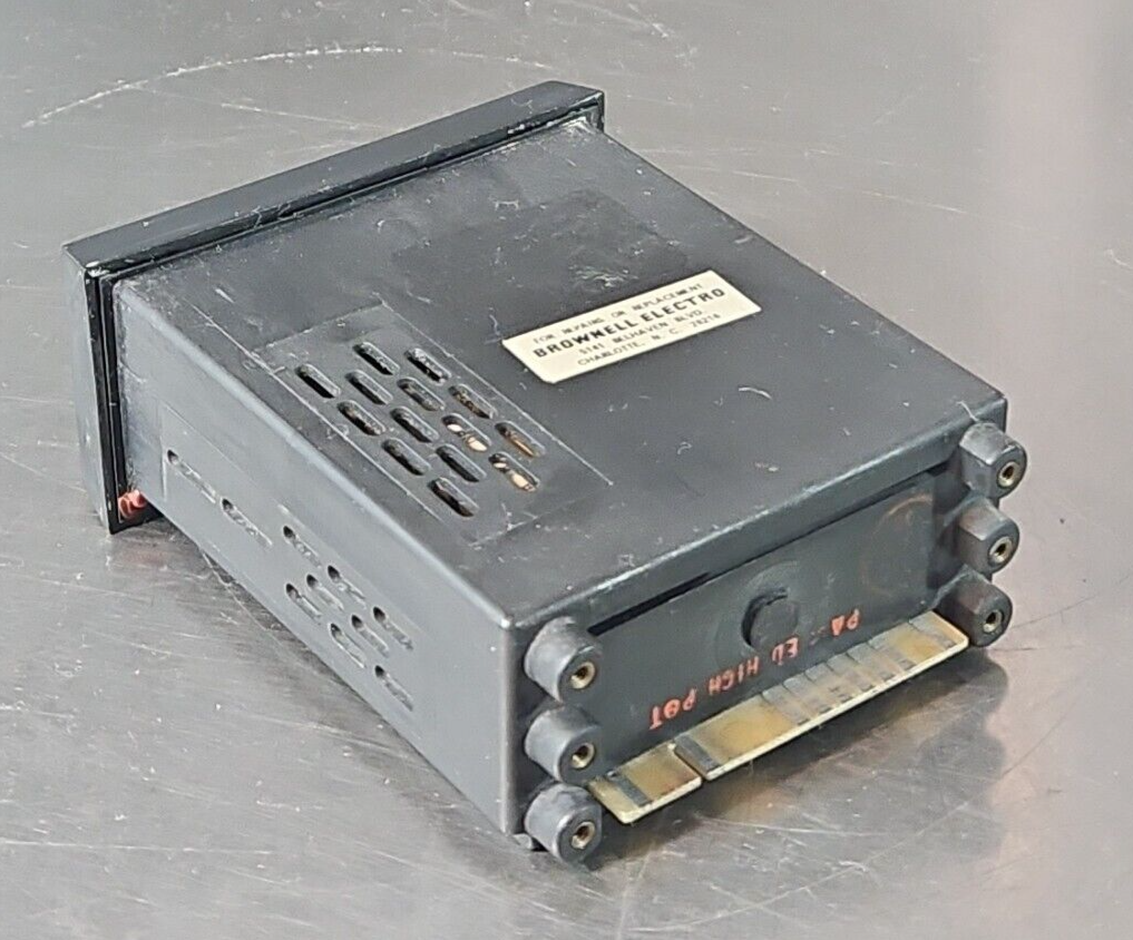 Simpson / Brownell Electro Vdc Panel Meter Instrument                     loc2D3