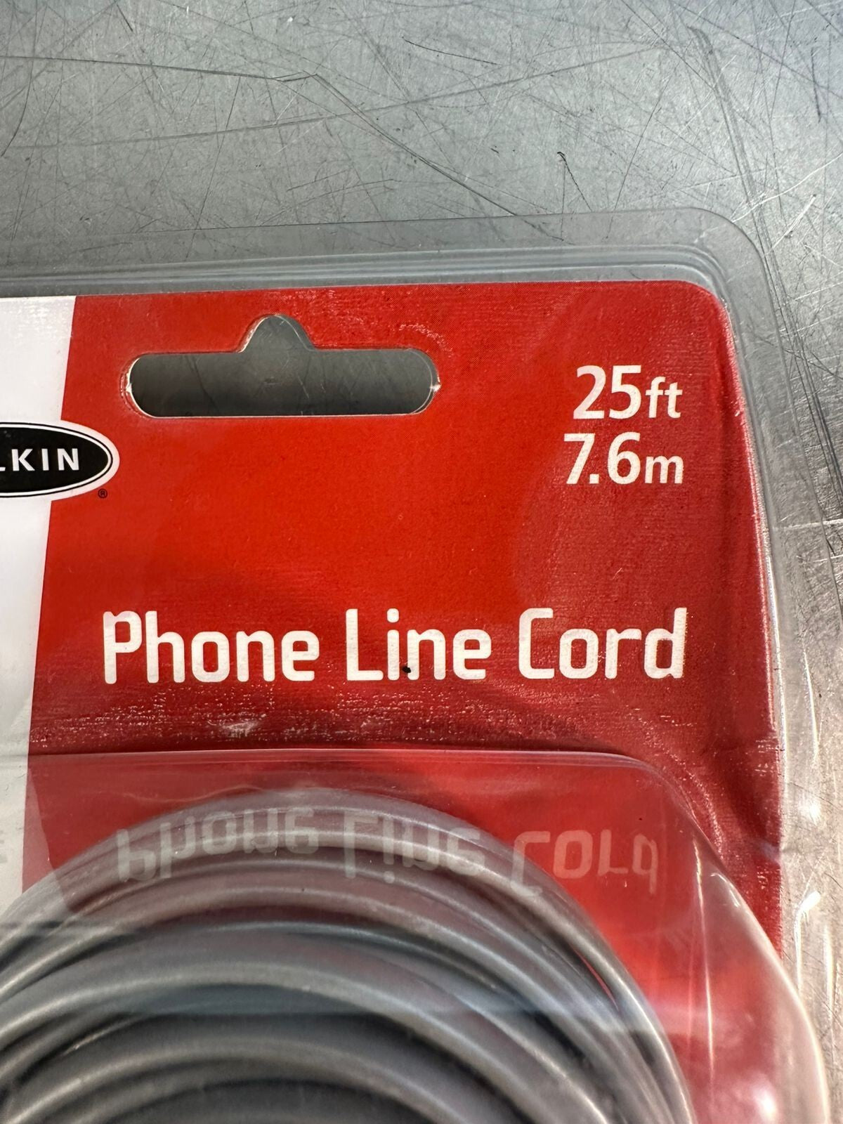 Belkin P97164-A Phone Line Cord 25Ft 7.6m                 (7.3.2)