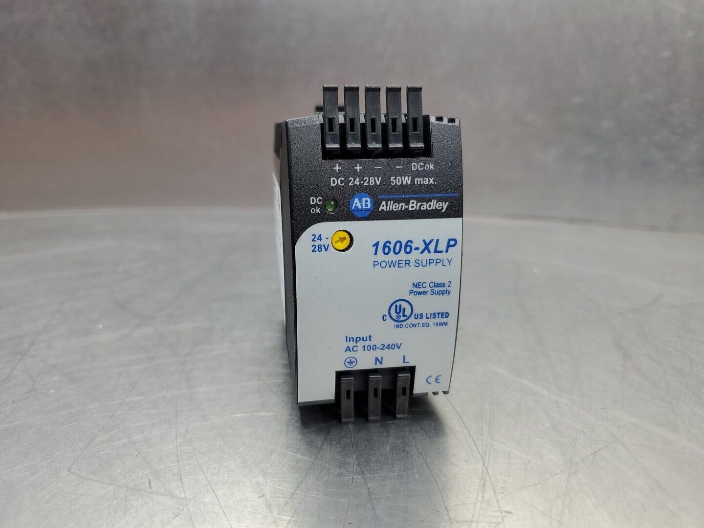 ALLEN-BRADLEY 1606-XLP50E SER. A POWER SUPPLY, 50 W, 24VDC, 2.1 A.         4E-35