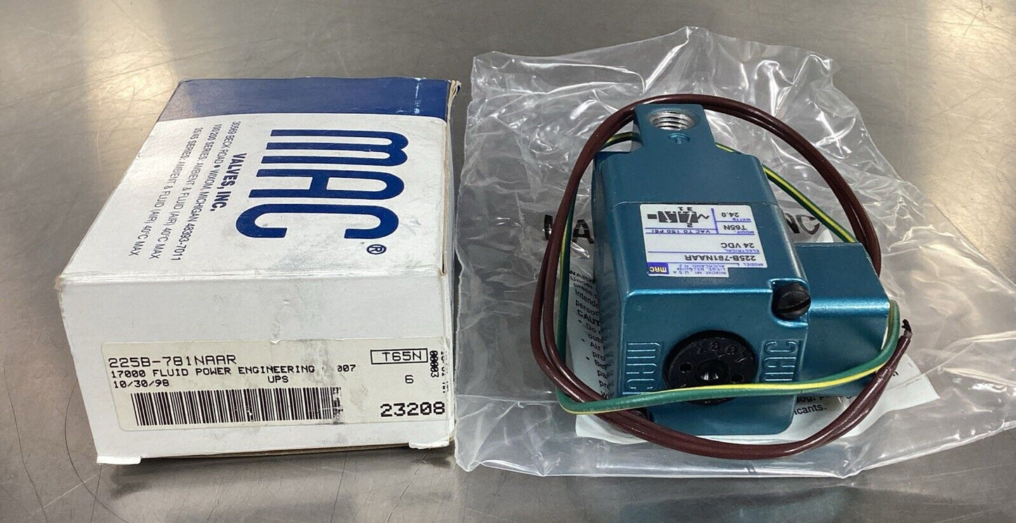 Mac Valves  225B-781NAAR  Solenoid Valve       6B-3