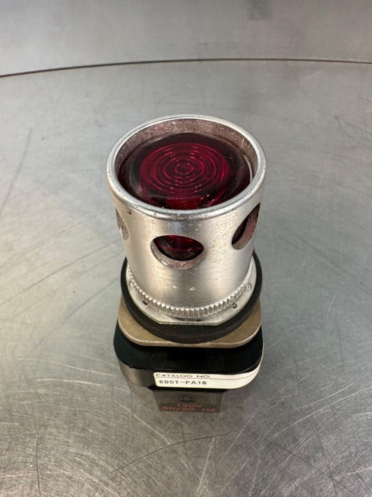 Allen Bradley 800T-PA16 Ser. N - Red Button 120V  (4c-40)