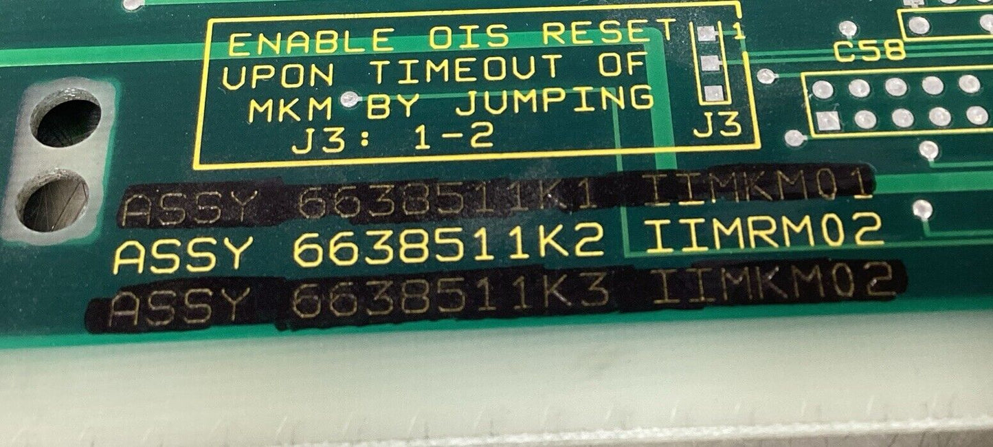 Bailey  6638511K2 IIMRM02  Multibus Reset Module       3E-2