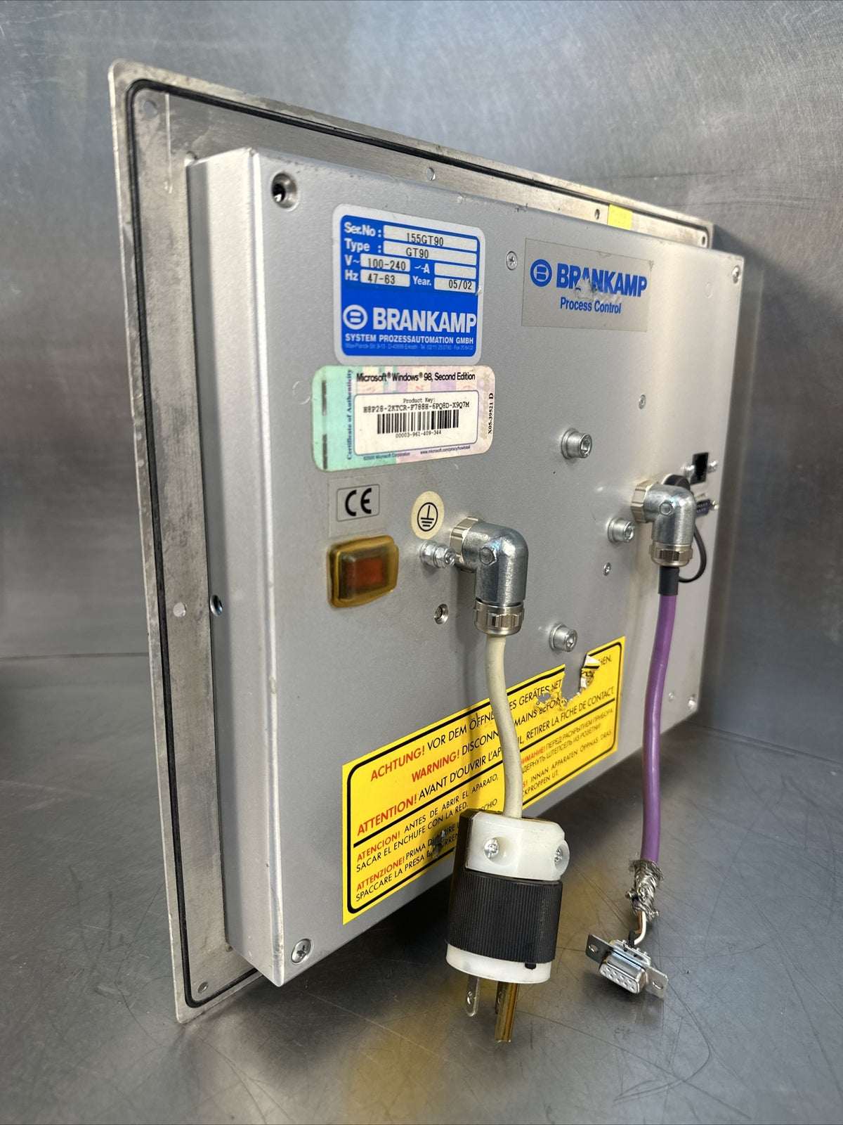 Brankamp Process Control GT90 Display 155GT 90 (BIN-2.2.5)