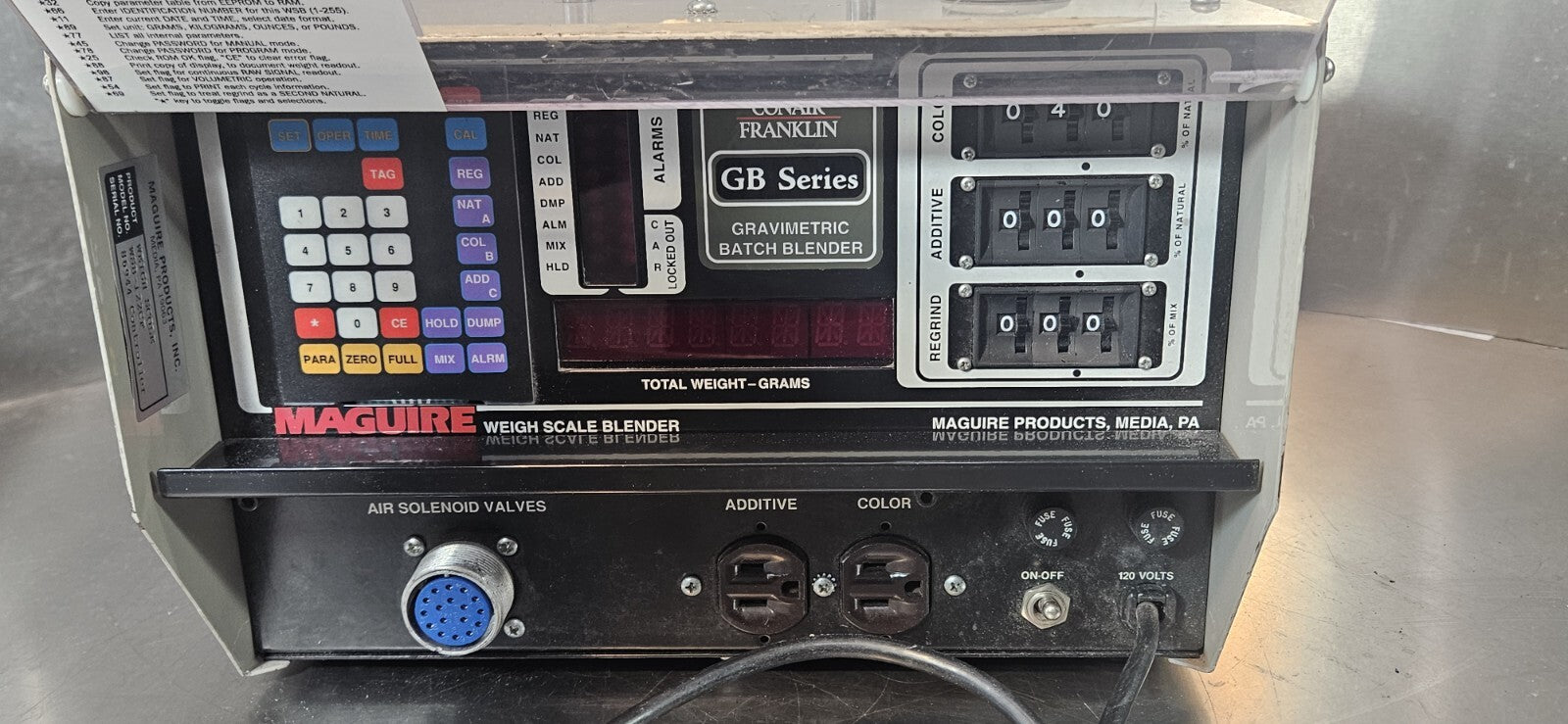 Maguire WSB-122CF Weigh Scole Controller                                (BIN761)