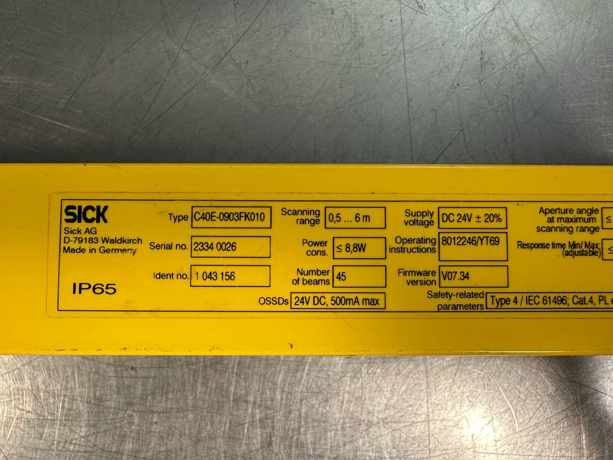 Sick 4000 C40E-0903   / C40E-0903FK010                              (4.5.2)