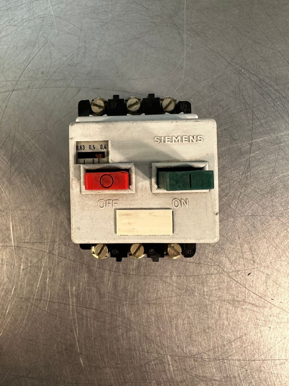 Siemens Motor Circuit Breaker 3VE1010-2B 0.4 bis 0.63 A  (6.3.2)