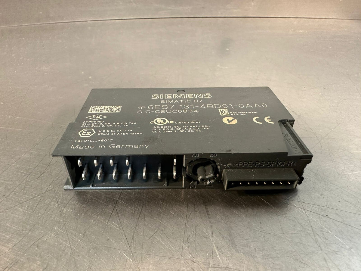 Siemens 6ES7  131-4BD01-0AA0 Simatic S7 DC 24V                (6.3.3)