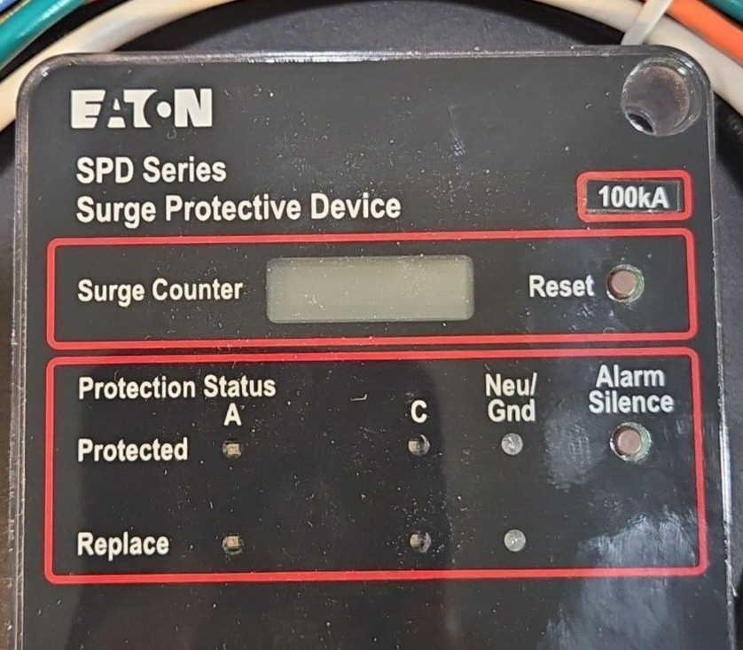 Eaton PSPD100240S3K TVSS surge suppressor 120/240V 60hz  (BIN2.4.5)