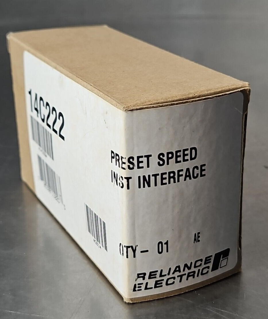 Reliance Electric 14C222 preset speed inst interface     Loc3D27