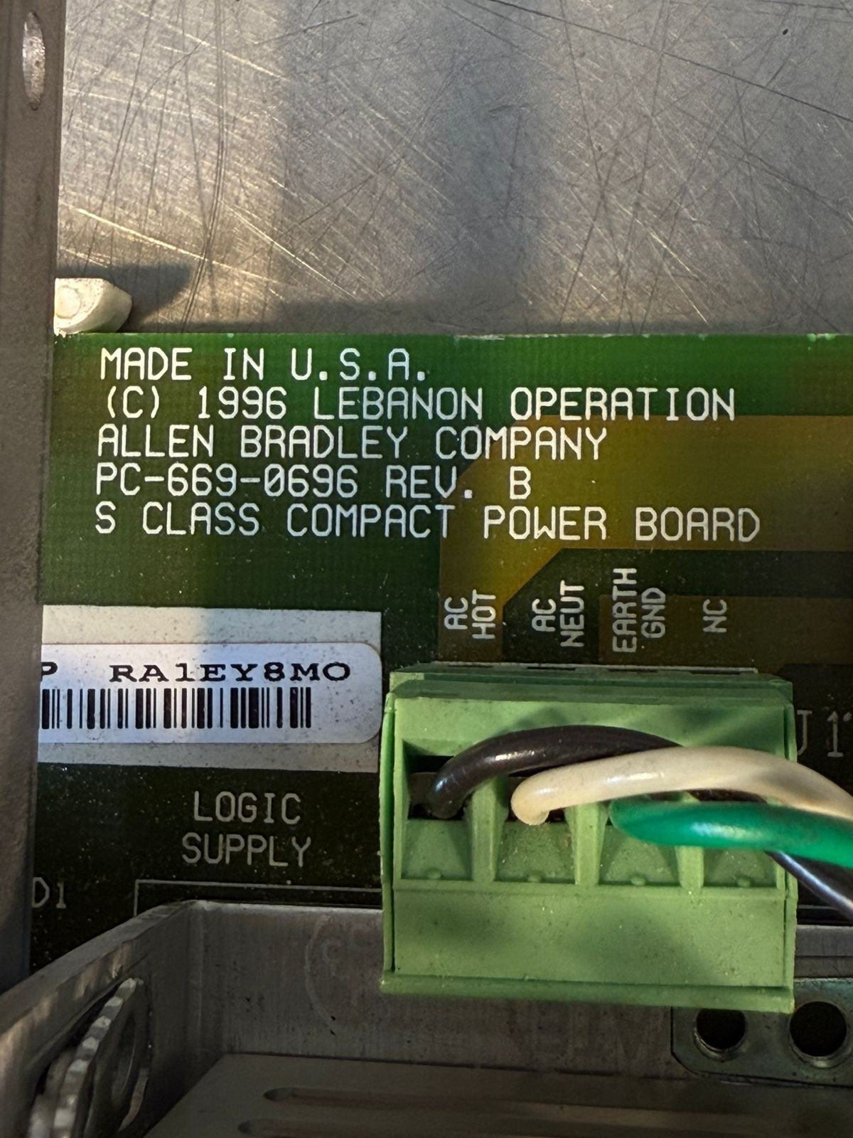 Allen Bradley PC-669-0696 /B S-Class Compact Power Board           (2.3.5)