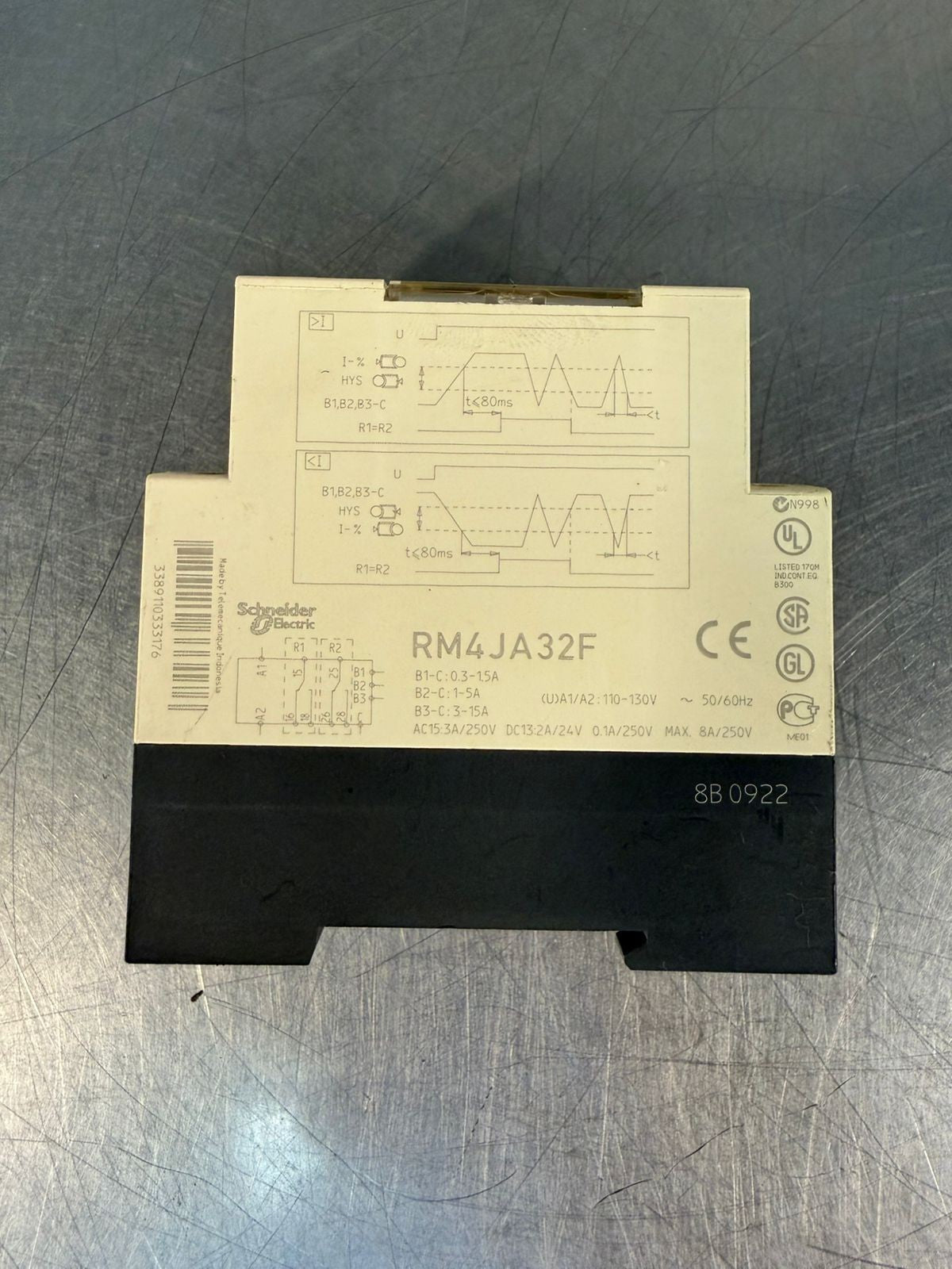 Schneider RM4JA32F Timer Relay Max 8A/250v – 50/60Hz               (7.2.3)