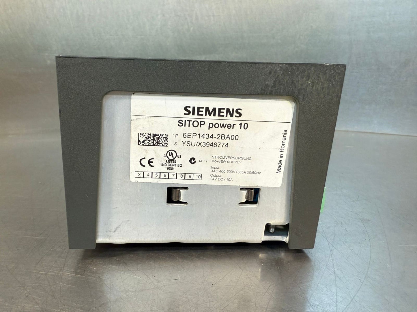 Siemens Sitop Power 10 6EP1434-2BA00 DC 24V 10A           (8.4.8)