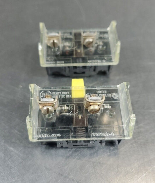Allen Bradley 800T-XD4 Contact Block,  800TXD4 - Lot of 2.                 4D-42