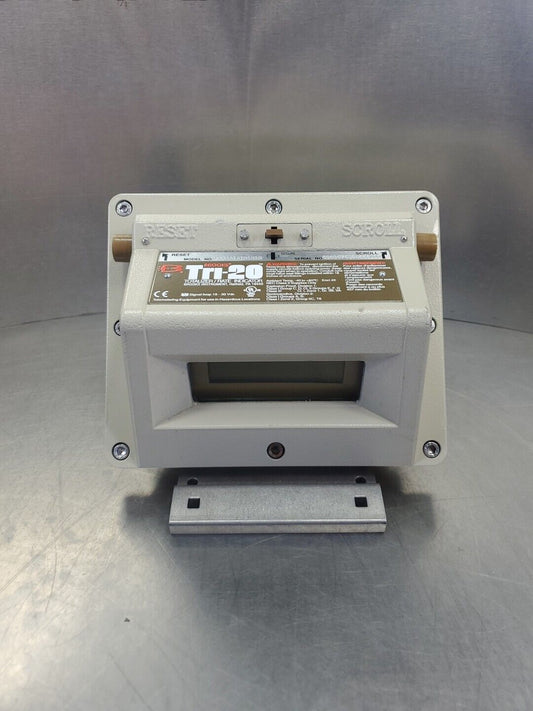 BROOKS Tri-20 Totalizer/Rate Indicator, 0320AA1A1B1B1B, 19-30VDC.             2D