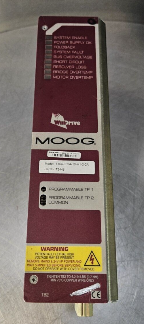 MOOG T164-905A-10-H1-2-2A Servo Drive                                   (BIN615)